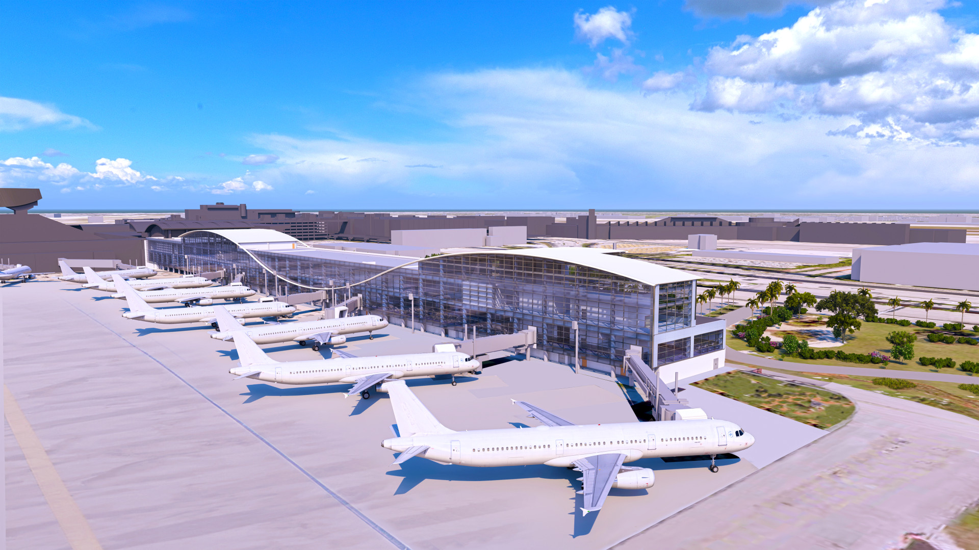 Airport terminal — private airport transfers from Naples to RSW, Miami, Fort Lauderdale and Tampa