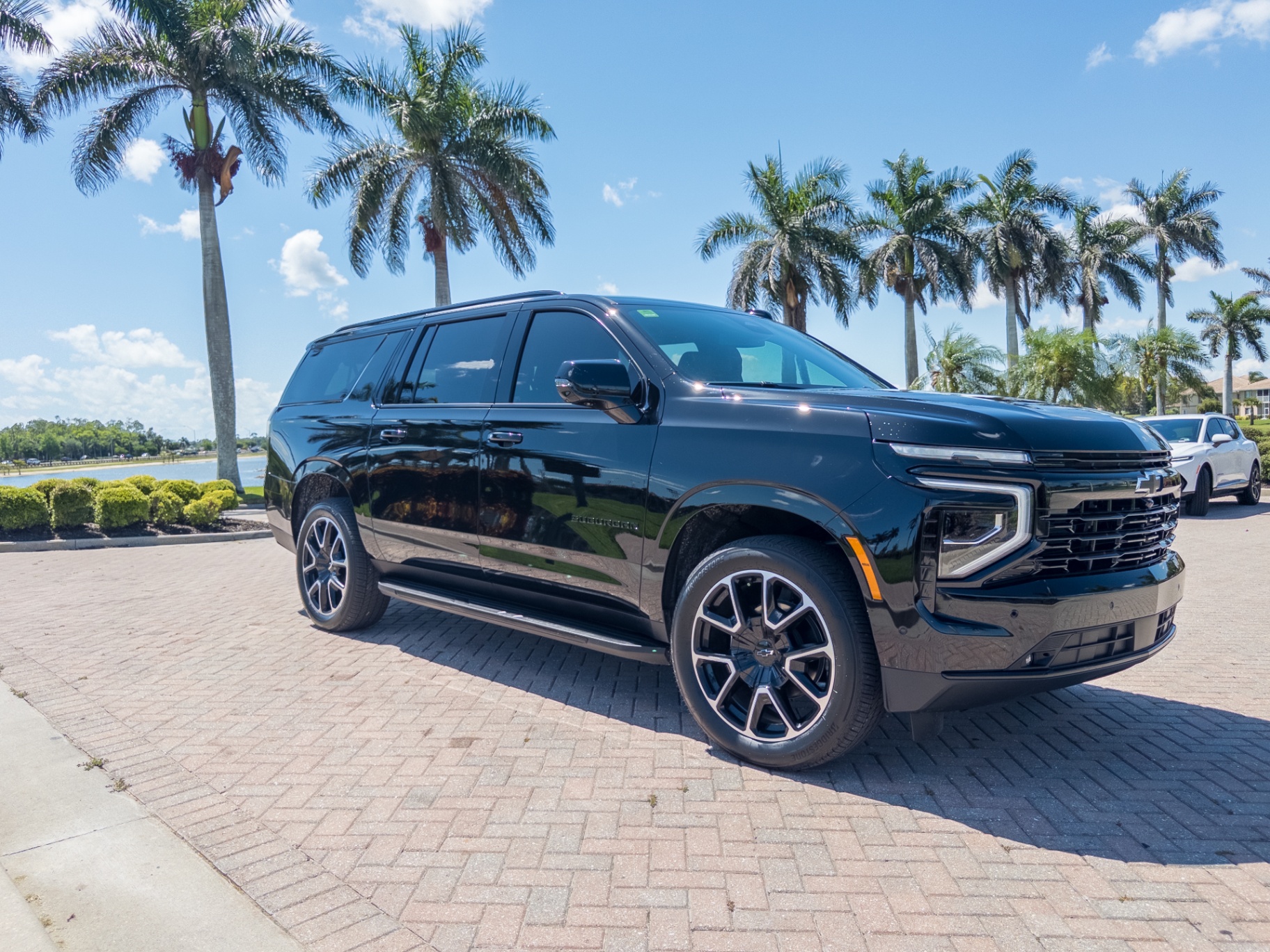 2026 Black Chevrolet Suburban parked in Naples, Florida